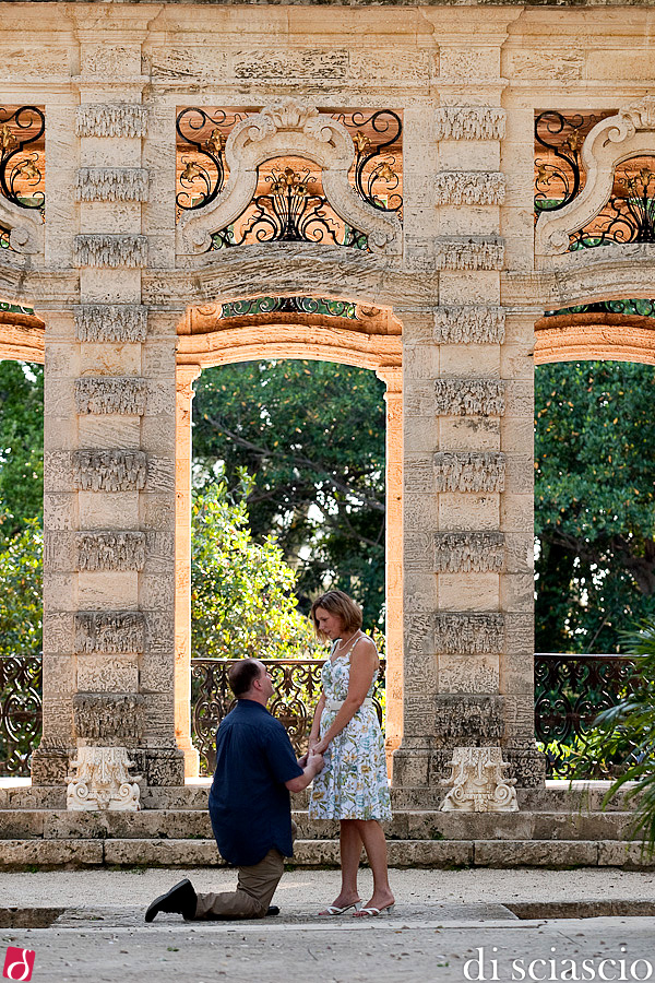 engagement photography of Krystin Gokey and Jim Ryan at Vizcaya and South Beach in Miami, FL from Alessandro Di Sciascio of Di Sciascio Photography, South Florida wedding photography from Fort Lauderdale wedding photographers.