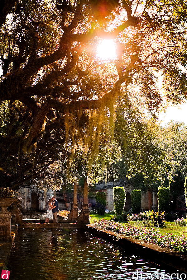 engagement photography of Krystin Gokey and Jim Ryan at Vizcaya and South Beach in Miami, FL from Alessandro Di Sciascio of Di Sciascio Photography, South Florida wedding photography from Fort Lauderdale wedding photographers.