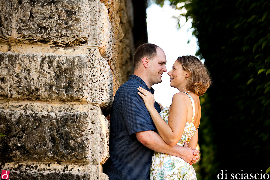 engagement photography of Krystin Gokey and Jim Ryan at Vizcaya and South Beach in Miami, FL from Alessandro Di Sciascio of Di Sciascio Photography, South Florida wedding photography from Fort Lauderdale wedding photographers.