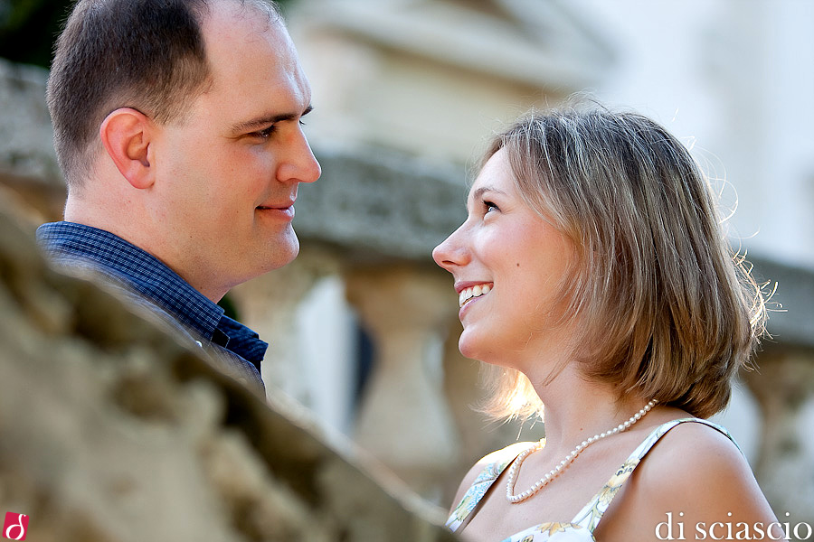 engagement photography of Krystin Gokey and Jim Ryan at Vizcaya and South Beach in Miami, FL from Alessandro Di Sciascio of Di Sciascio Photography, South Florida wedding photography from Fort Lauderdale wedding photographers.