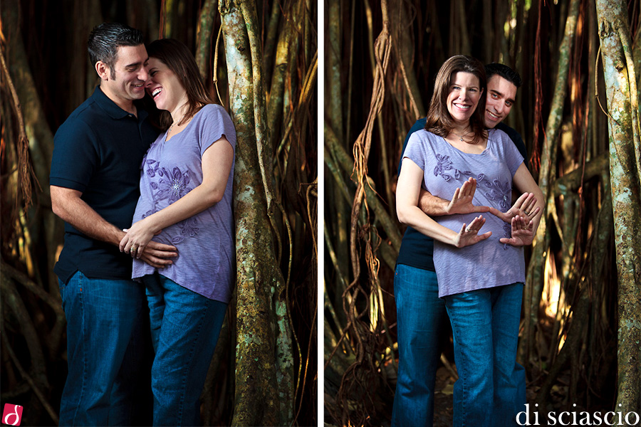 pregnancy photography of Javi and Marilyn Suarez in Miami, FL from Lisette and Alessandro Di Sciascio of Di Sciascio Photography, South Florida wedding photography from Fort Lauderdale wedding photographers.