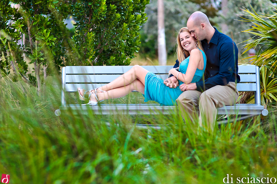 engagement photography of Jennifer and Stephen in Miami, FL from Lisette and Alessandro Di Sciascio of Di Sciascio Photography, South Florida wedding photography from Fort Lauderdale wedding photographers.