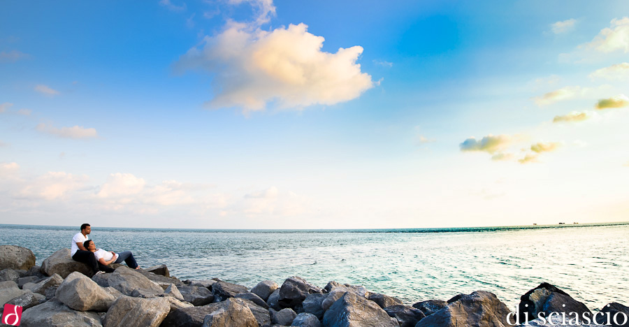 Engagement photography of Mari Ann Alsina and Harold Valenzuela in Miami, FL, from Lisette and Alessandro Di Sciascio of Di Sciascio Photography, South Florida wedding photography from Fort Lauderdale wedding photographers.