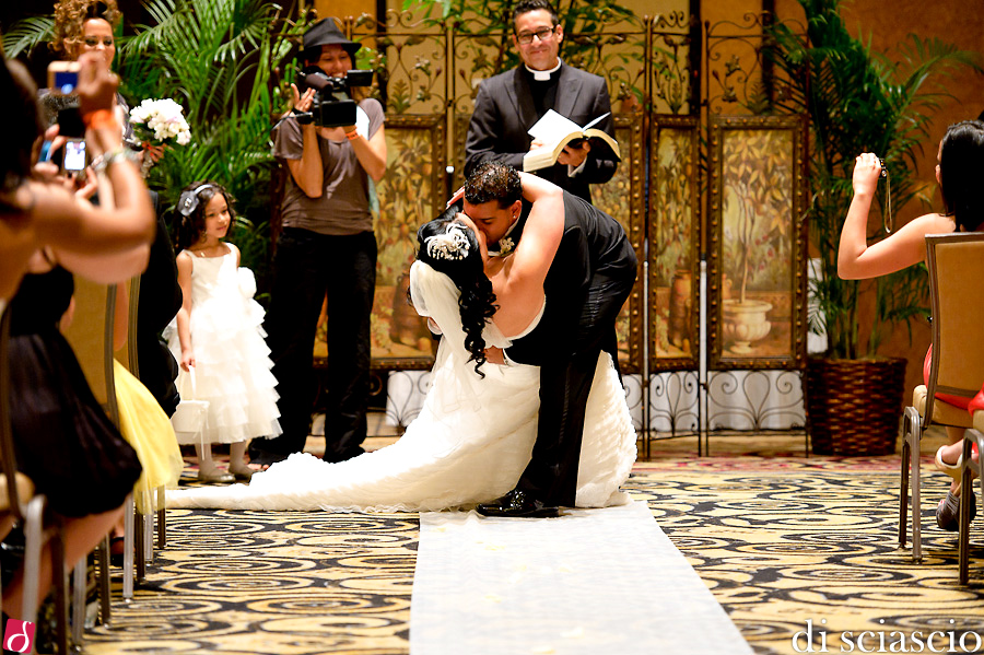 Wedding photography of Mari Ann Alsina and Harold Valenzuela - wedding at the Hard Rock Cafe in Hollywood, FL, Wedding in South Florida from Lisette and Alessandro Di Sciascio of Di Sciascio Photography, South Florida wedding photography from Fort Lauderdale wedding photographers.