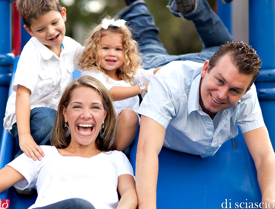 family photography of Pete and Melissa Kanenbley in Davie, FL from Lisette and Alessandro Di Sciascio of Di Sciascio Photography, South Florida wedding photography from Fort Lauderdale wedding photographers.