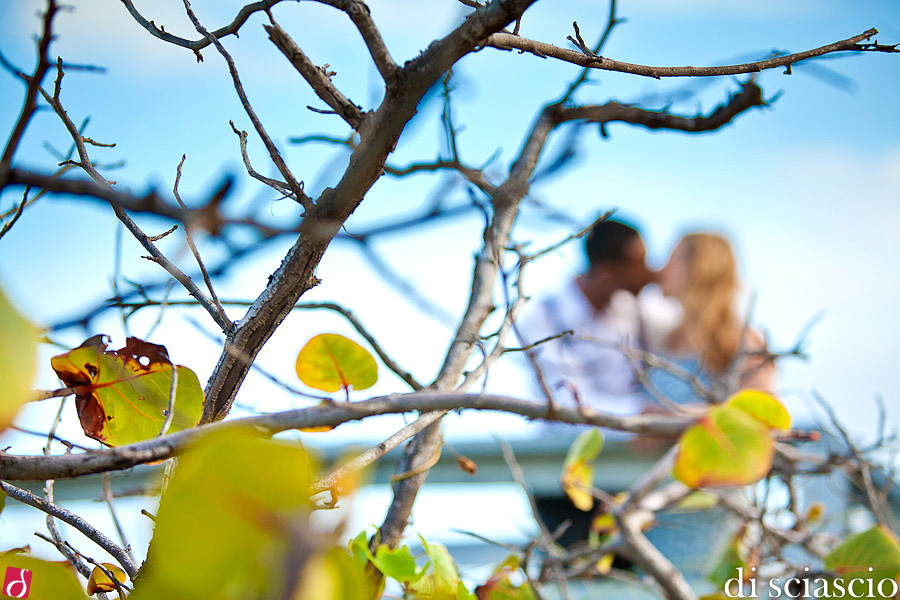 Engagement photography of Stephanie and Drack in Hollywood, FL from Lisette and Alessandro Di Sciascio of Di Sciascio Photography, South Florida wedding photography from Fort Lauderdale wedding photographers.