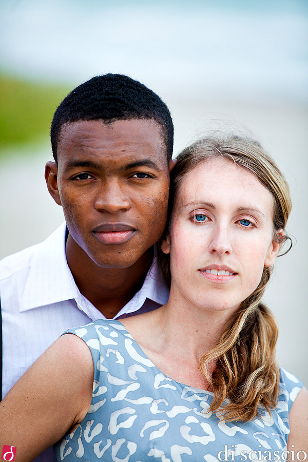 Engagement photography of Stephanie and Drack in Hollywood, FL from Lisette and Alessandro Di Sciascio of Di Sciascio Photography, South Florida wedding photography from Fort Lauderdale wedding photographers.